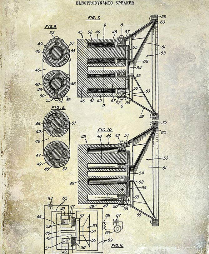field coil speaker diagram from 1931
